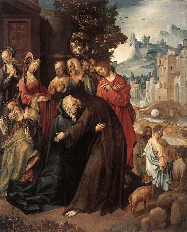 ENGELBRECHTSZ., Cornelis Christ Taking Leave of his Mother fdg Spain oil painting art